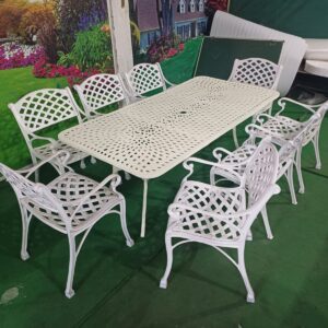 Cross design dinning table set [8 Seater]