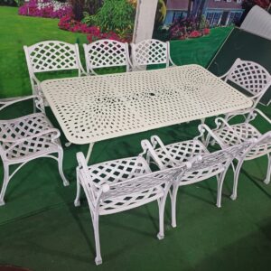 Cross design dinning table set [8 Seater]