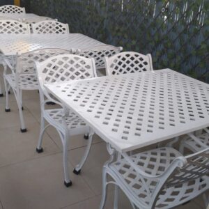 Majestic Cast Aluminium Table Chair Set