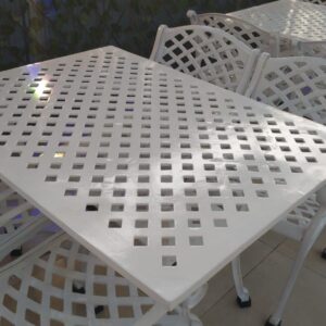 Majestic Cast Aluminium Table Chair Set